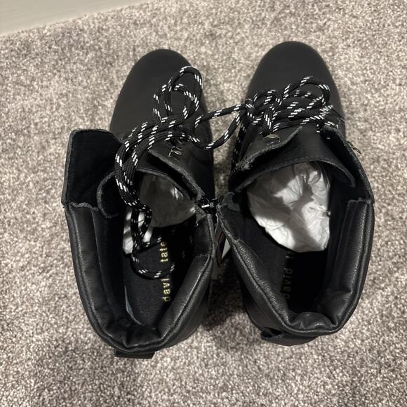 New David Tate Peak Boots Black Pebble US Women's 11W - Picture 6 of 9